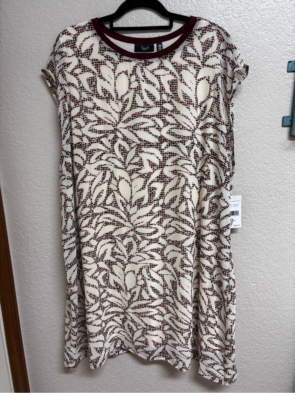 Ella by Rafaela plus size, lined midi dress NWT